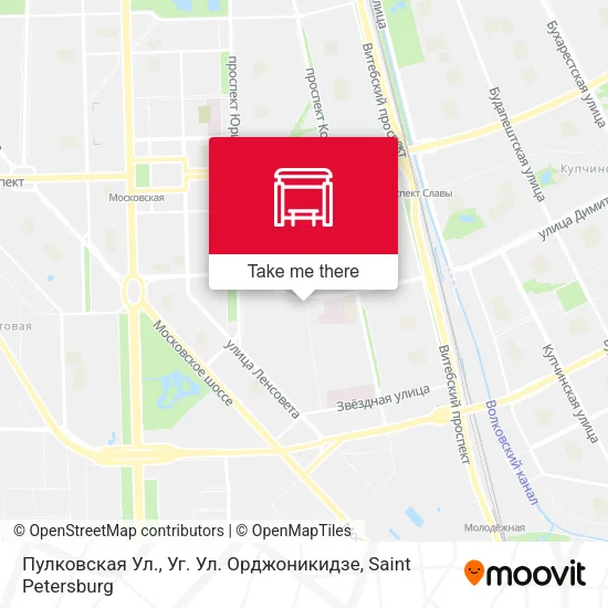 Пулковская Ул., Уг. Ул. Орджоникидзе map