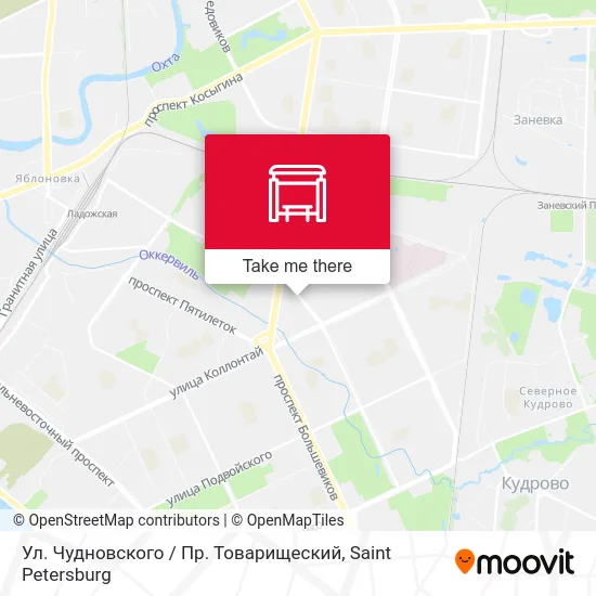 Ул. Чудновского / Пр. Товарищеский map
