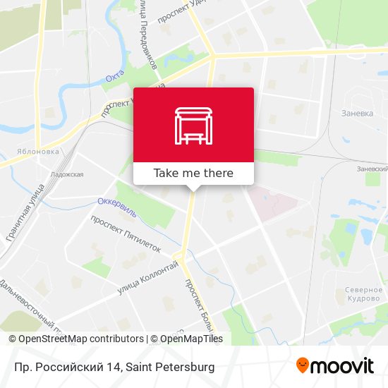 Пр. Российский 14 map