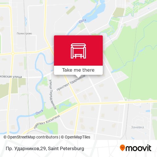 Пр. Ударников,29 map