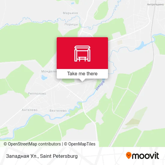 Западная Ул. map