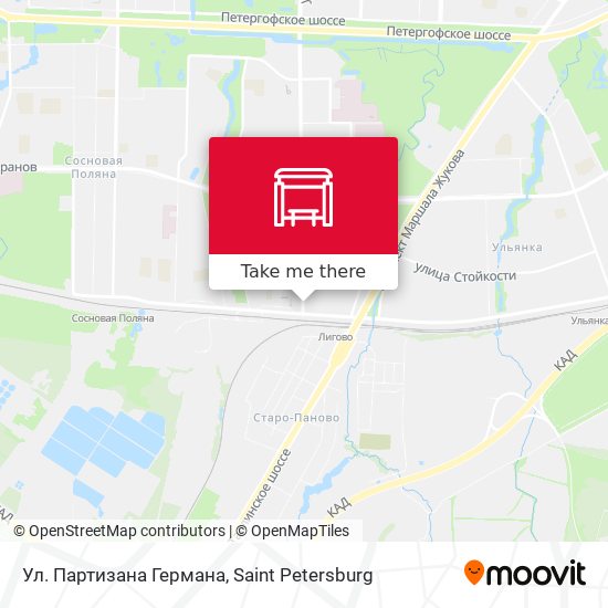 Ул. Партизана Германа map