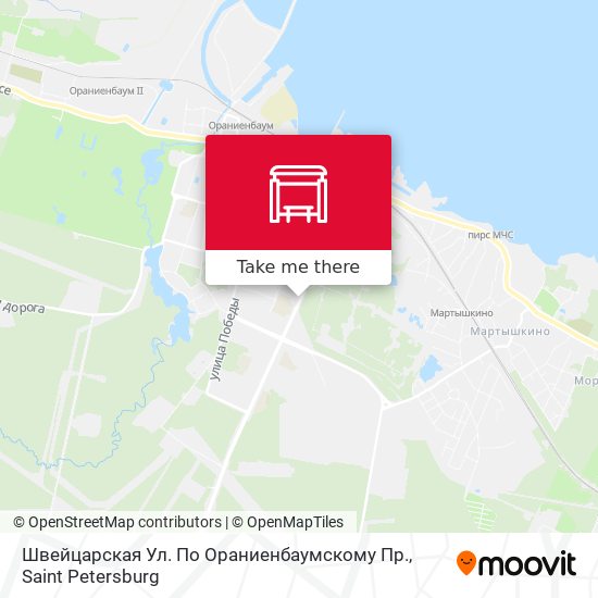 Швейцарская Ул. По Ораниенбаумскому Пр. map