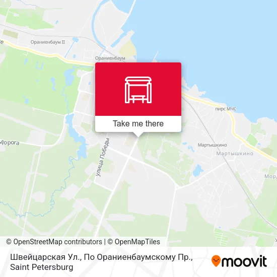 Швейцарская Ул., По Ораниенбаумскому Пр. map
