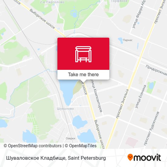Шуваловское Кладбище map