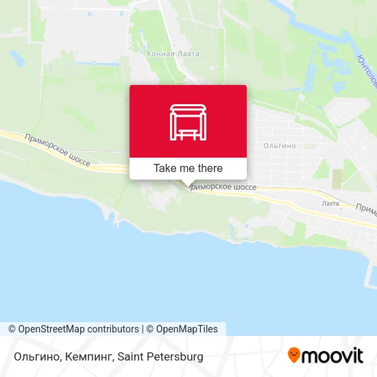 Ольгино, Кемпинг map