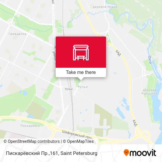 Пискарёвский Пр.,161 map