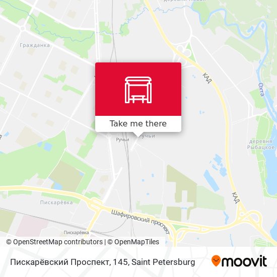 Пискарёвский Проспект, 145 map