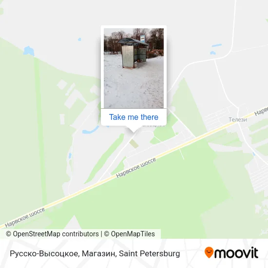 Русско-Высоцкое, Магазин map