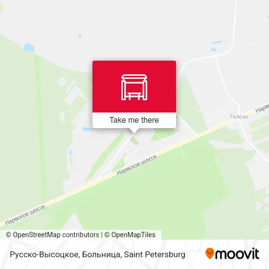 Русско-Высоцкое, Больница map
