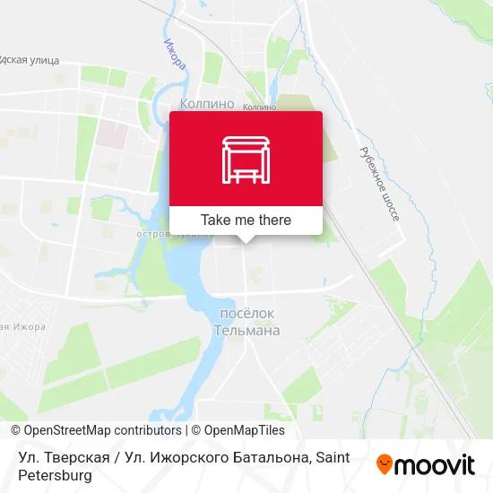 Ул. Тверская / Ул. Ижорского Батальона map