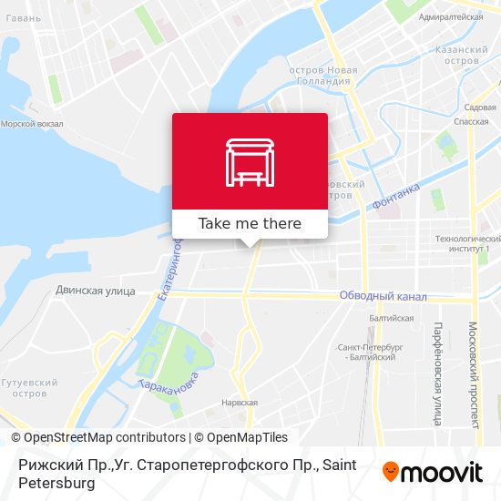 Рижский Пр.,Уг. Старопетергофского Пр. map