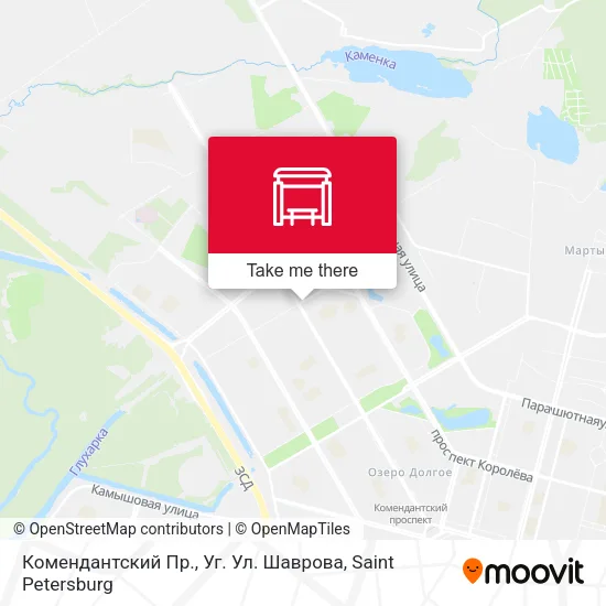 Комендантский Пр., Уг. Ул. Шаврова map