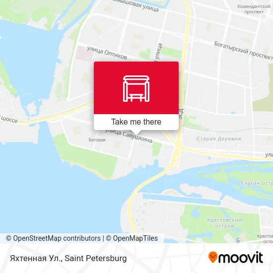 Яхтенная Ул. map