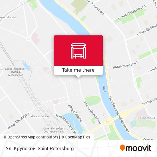 Ул. Крупской map