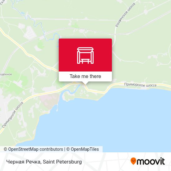 Черная Речка map