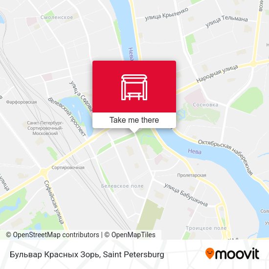 Бульвар Красных Зорь map