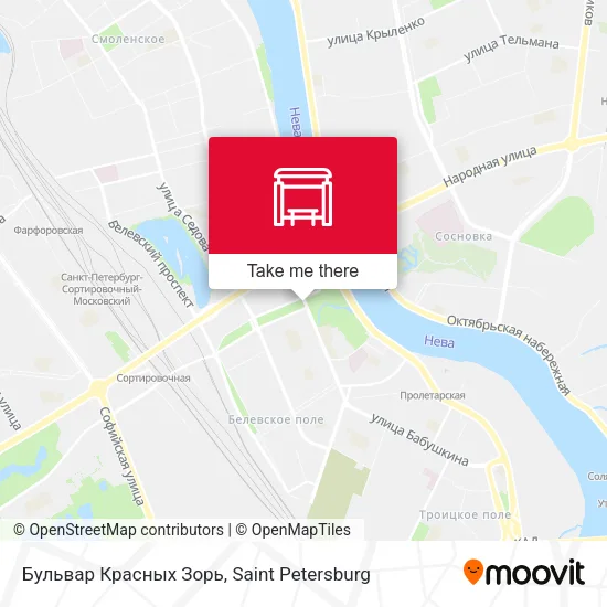 Бульвар Красных Зорь map