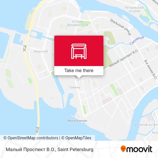 Малый Проспект В.О. map