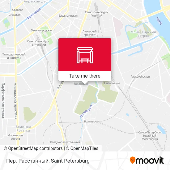 Пер. Расстанный map