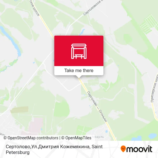 Сертолово,Ул.Дмитрия Кожемякина map