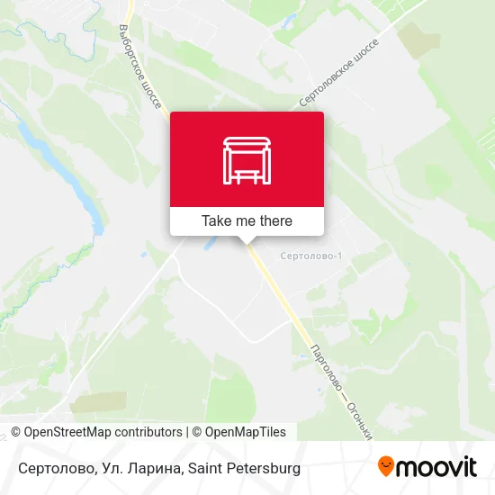 Сертолово, Ул. Ларина map