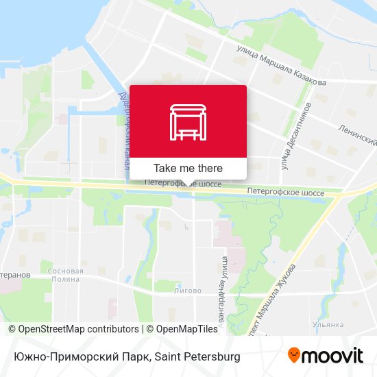 Южно-Приморский Парк map