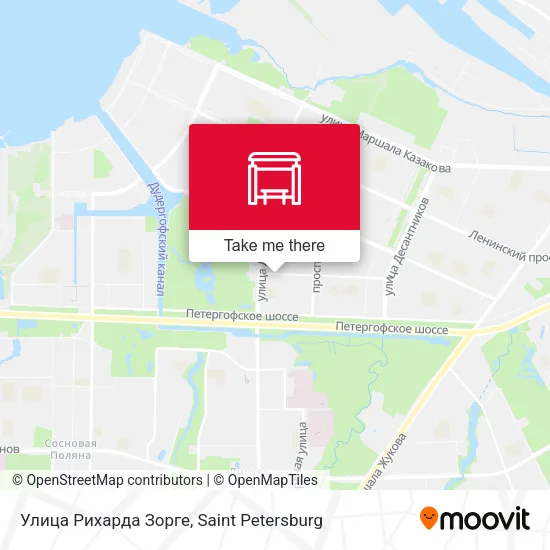 Улица Рихарда Зорге map