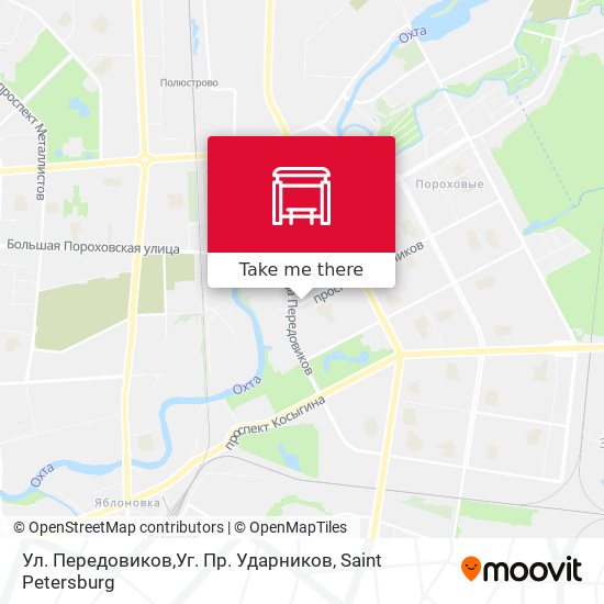 Ул. Передовиков,Уг. Пр. Ударников map