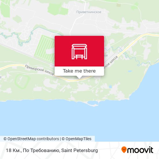 18 Км.,  По Требованию map