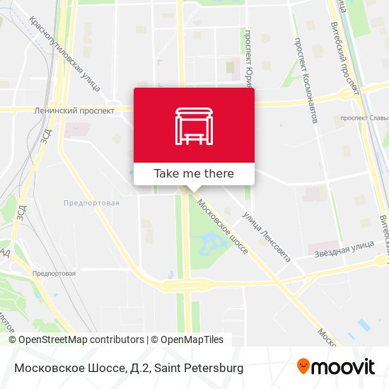Московское Шоссе, Д.2 map