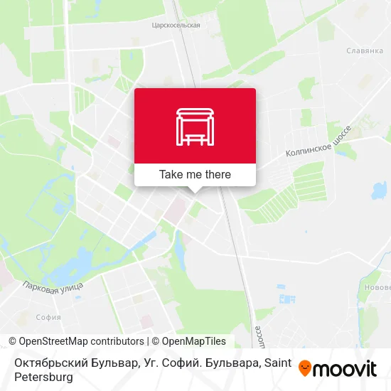 Октябрьский Бульвар, Уг. Софий. Бульвара map
