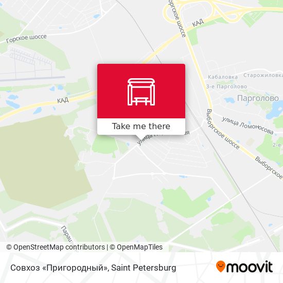 Совхоз «Пригородный» map