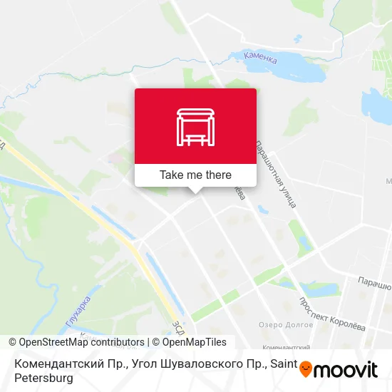 Комендантский Пр., Угол Шуваловского Пр. map