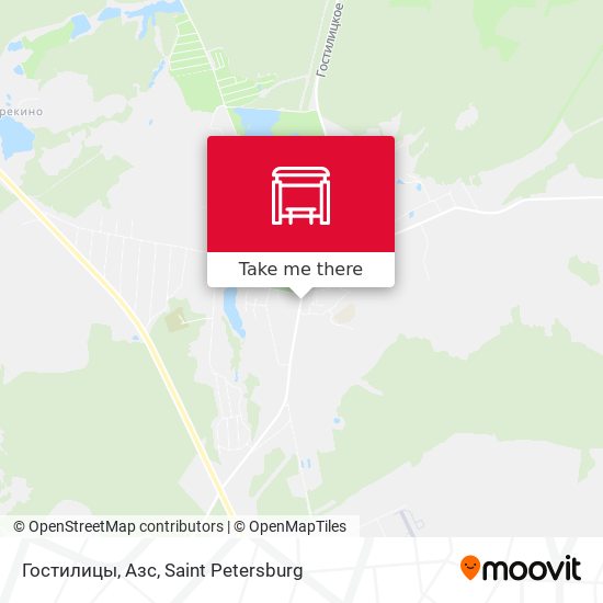 Гостилицы, Азс map