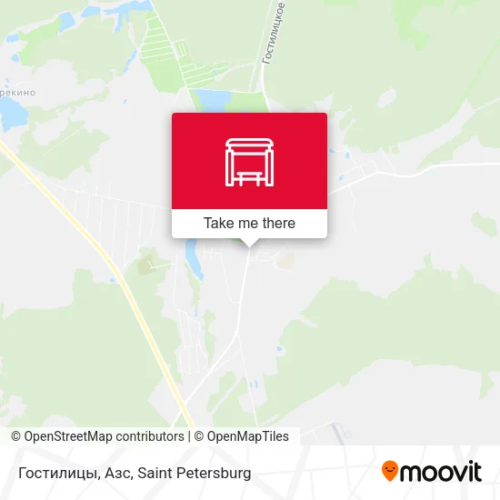 Гостилицы, Азс map