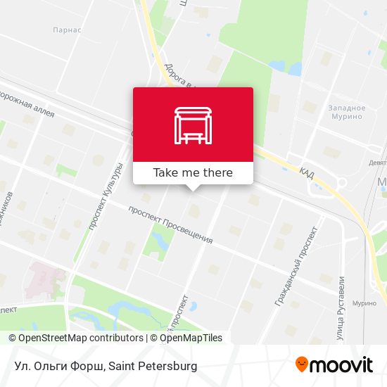 Ул. Ольги Форш map