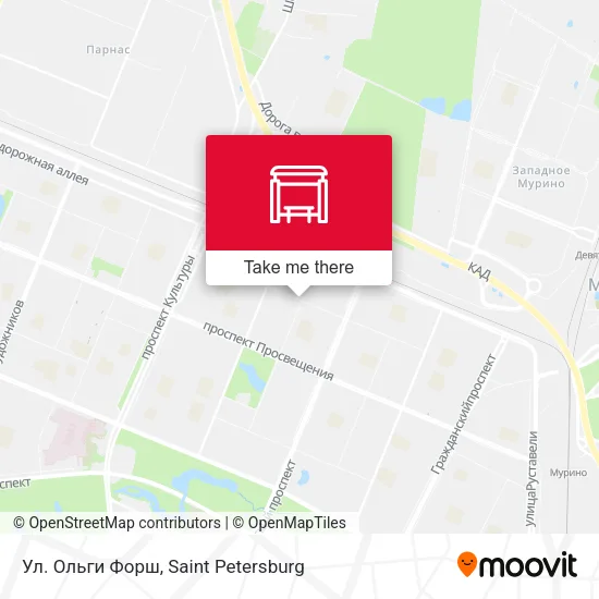 Ул. Ольги Форш map