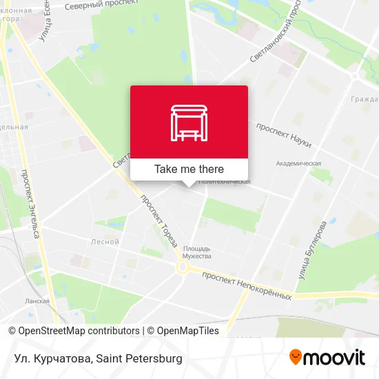 Ул. Курчатова map
