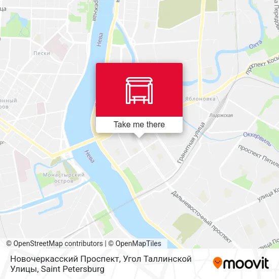 Новочеркасский Проспект, Угол Таллинской Улицы map