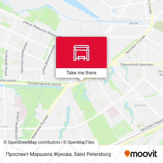 Проспект Маршала Жукова map