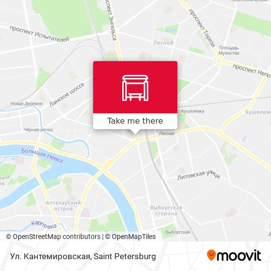 Ул. Кантемировская map