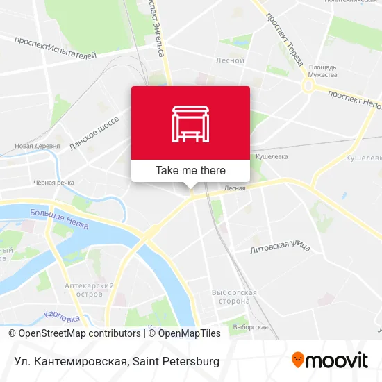 Ул. Кантемировская map