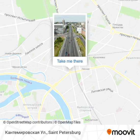 Кантемировская Ул. map