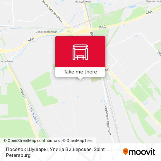 Посёлок Шушары, Улица Вишерская map