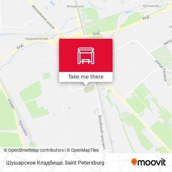 Шушарское Кладбище map