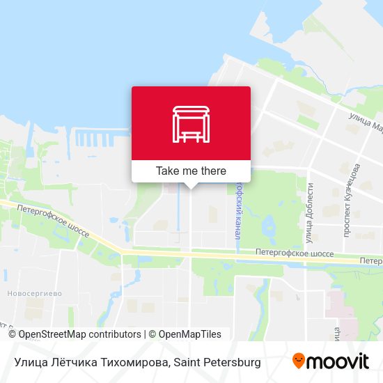 Улица Лётчика Тихомирова map