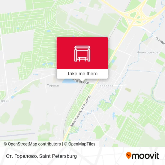 Ст. Горелово map