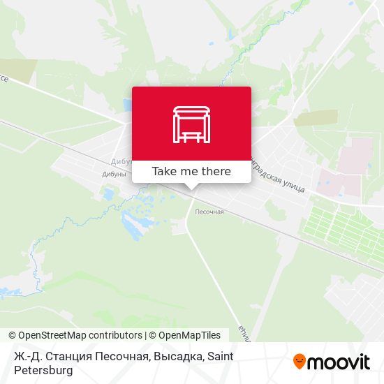 Ж.-Д. Станция Песочная, Высадка map