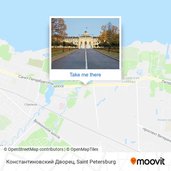 Константиновский Дворец map